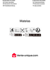 Vente Unique Matelas Produktbeschreibung