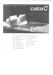 Cata E-100 Anweisungen