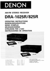 Denon DRA-825R Bedienungsanleitung