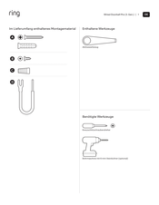 ring Wired Doorbell Pro 3 Gen Bedienungsanleitung