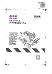 Bosch GKS 55 CE PROFESSIONAL Bedienungsanleitung