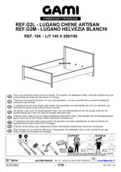 Gami LUGANO G2M Montageanleitung