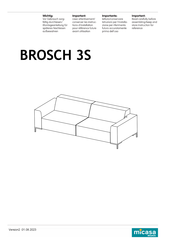 Micasa BROSCH 3S Montageanleitung