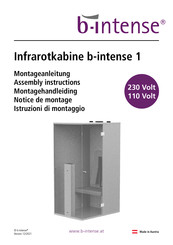 b-intense 1 Montageanleitung
