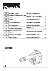 Makita UB003G Betriebsanleitung