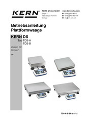 KERN DS 65K0.5 Betriebsanleitung