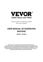 Vevor HR-G002 Benutzerhandbuch