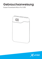 Xlayer Micro Pro 5.000 Gebrauchsanweisung