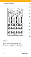 Behringer STEPS Schnellstartanleitung