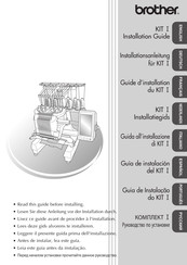 Brother PR1000e Installationsanleitung