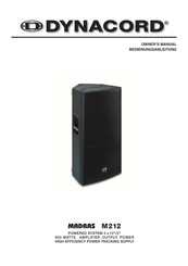 Dynacord Madras M 212 Bedienungsanleitung