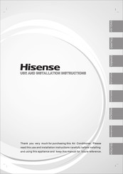 Hisense 7k~12k Bedienungs- Und Installationsanleitung