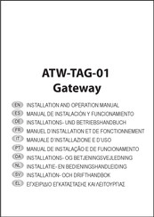 Hitachi ATW-TAG-01 Installations- Und Betriebs-Anleitung