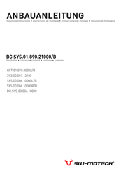 SW-Motech KFT.01.890.30002/B Anbauanleitung