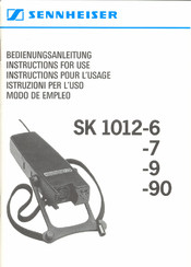 Sennheiser SK 1012-6 Handbuch