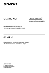 Siemens CP 1612 A2 Bedienungsanleitung