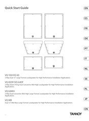 Tannoy VQ 100 Schnellstartanleitung