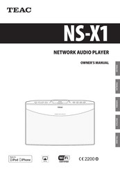 Teac NS-X1 Bedienungsanleitung