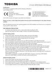 Toshiba TR200 Schnellstartanleitung