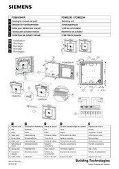 Siemens FDMH294-R Installation