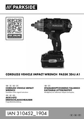 Parkside PASSK 20-Li A1 Originalbetriebsanleitung