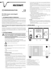 Voltcraft PS-1152A Bedienungsanleitung