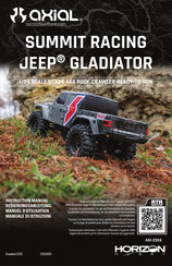 Horizon Hobby Axial SUMMIT RACING JEEP GLADIATOR Bedienungsanleitung