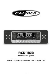 Caliber RCD 110B Schnellstartanleitung