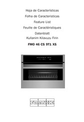 Franke FMO 46 CS 9T1 XS Handbuch