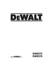 Dewalt DWE576K-QS Originalanweisungen