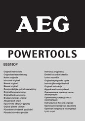 AEG BSS18OP Originalbetriebsanleitung