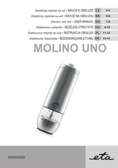 Eta MOLINO UNO Benutzerhandbuch