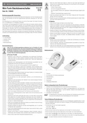 Conrad 1168455 Bedienungsanleitung