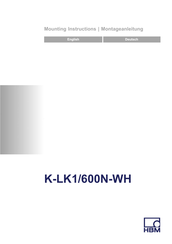 Hbm K-LK1/600N-WH Montageanleitung