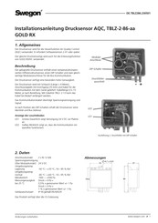 Swegon GOLD RX Installationsanleitung