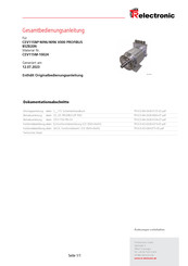 Tr-Electronic C 115 Serie Handbuch