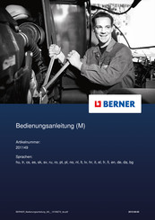 Berner BPT-ROS 150 Handbuch
