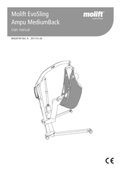 Etac molift EvoSling Ampu MediumBack Benutzerhandbuch
