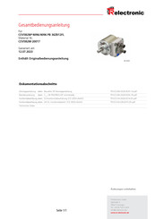 Tr-Electronic CEV582M-4096/4096 PB 36ZB12FL Montageanleitung