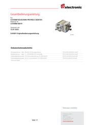 Tr-Electronic COV58M-65536/4096 PROFIBUS 36ZB10FL Montageanleitung
