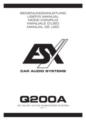 Esx Q200A Benutzerhandbuch