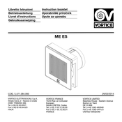 Vortice ME ES Anleitungsheft