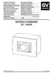 Vortice SCATOLA COMANDI 3V Anleitungsheft