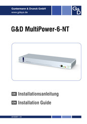 G&D MultiPower-6-NT Installationsanleitung
