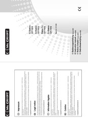 Mc Crypt CDT-1012 Bedienungsanleitung