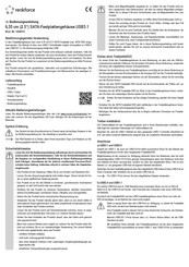 Renkforce RF-4315116 Bedienungsanleitung