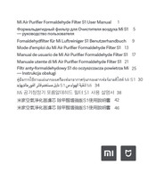 Xiaomi Mi Air Purifier Formaldehyde Filter S1 Benutzerhandbuch
