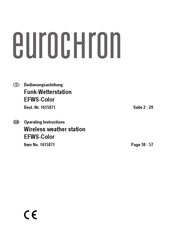 Eurochron EFWS-Color Bedienungsanleitung