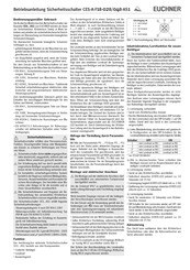 Euchner CES-A-F1B-02B-AS1 Bedienungsanleitung