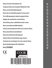 Novy CORNUAL CANNULATION SET Handbuch